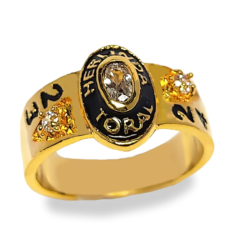 Anillo de grado personalizado