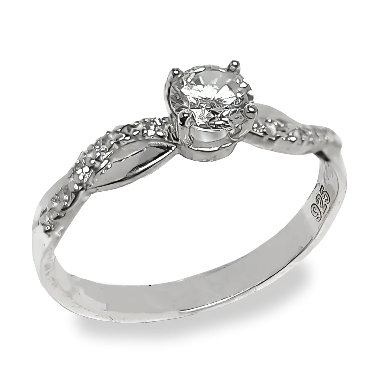 Anillo de plata para dama