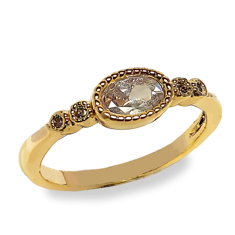 Anillo en bano de oro