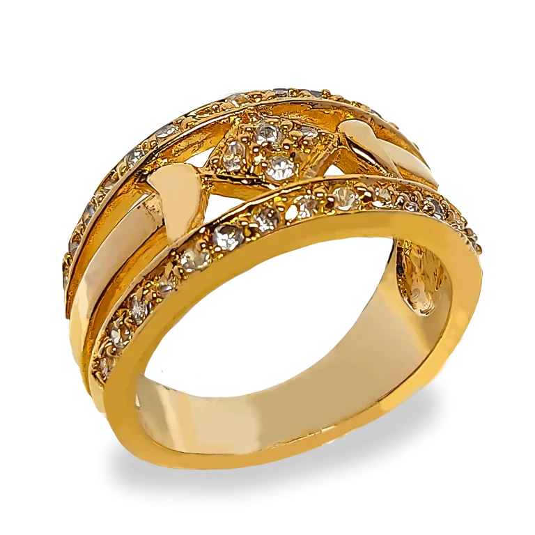 Anillo enchapado en oro